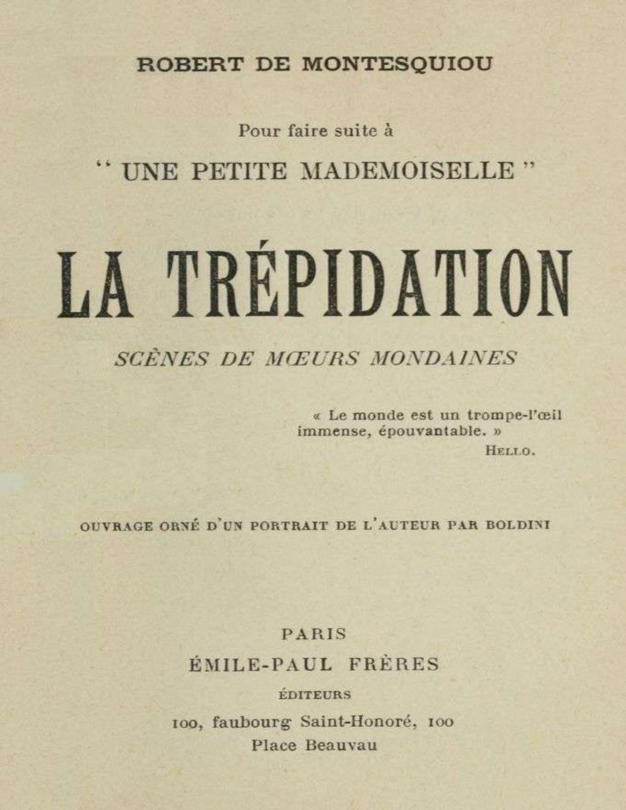 La Trepidation