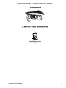 Ladolescence Clementine La Suite De Ladolescence Clement