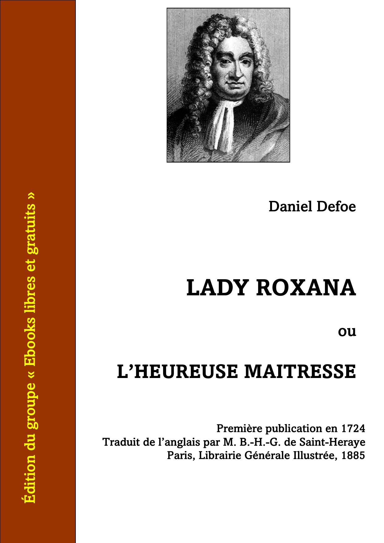 Lady Roxana Ou LHeureuse Maitresse