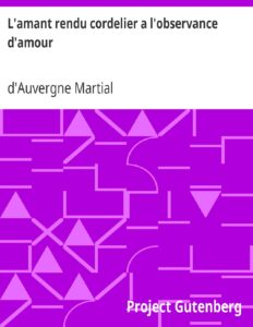 Lamant Rendu Cordelier A Lobservance Damour