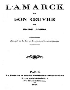 Lamarck Et Son OEuvre