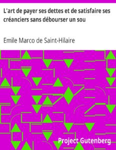 Lart De Payer Ses Dettes Et De Satisfaire Ses Creanciers Sa