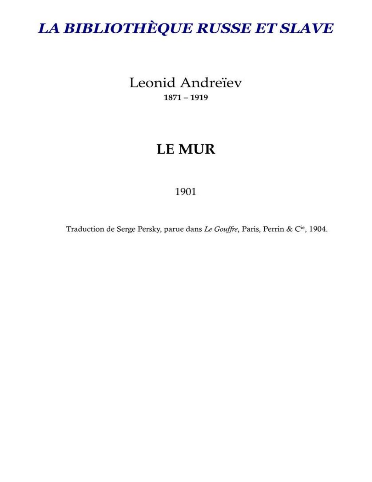 Le Mur