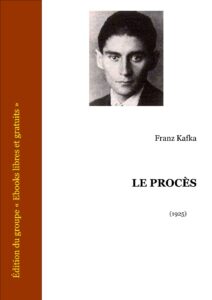 Le Procès by Franz Kafka, book cover