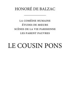 Le Cousin Pons