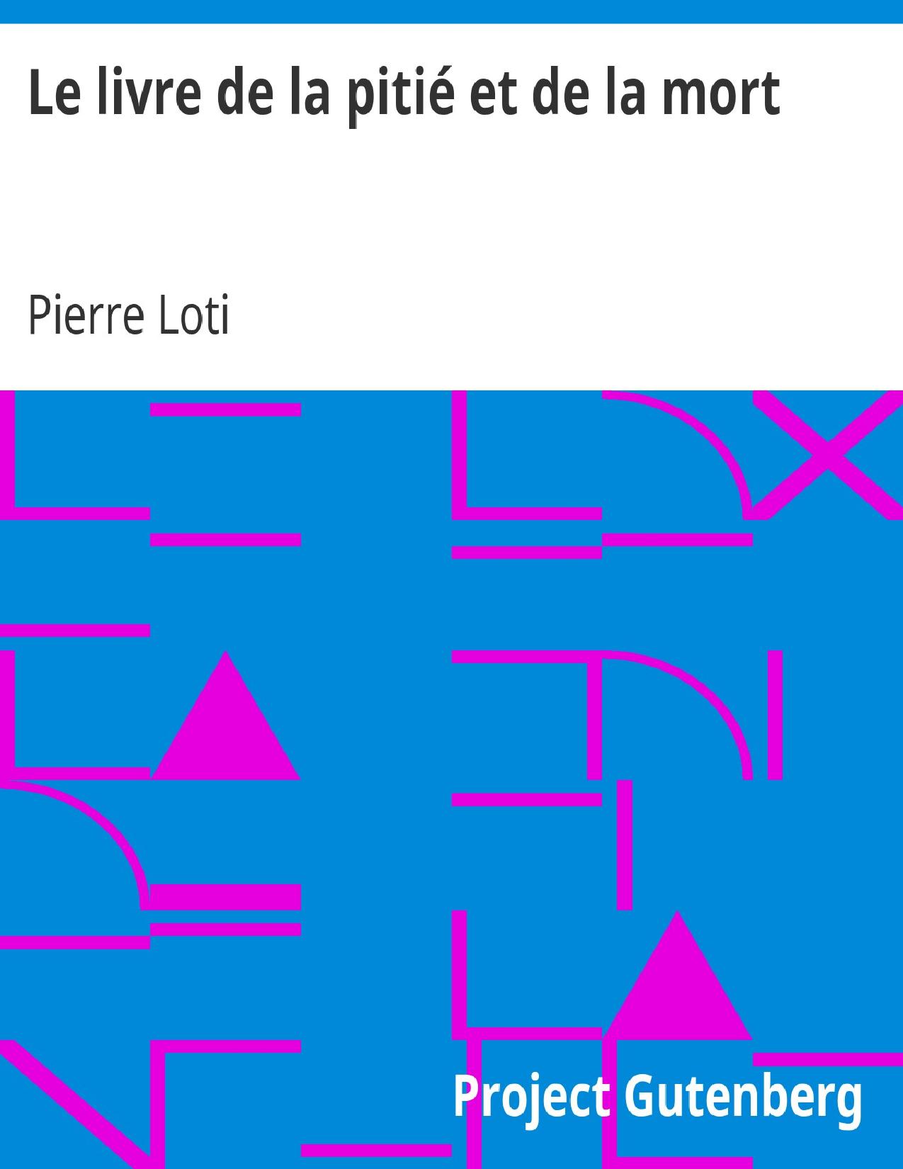 Le Livre De La Pitie Et De La Mort