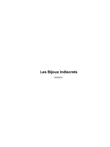 Les Bijoux Indiscrets