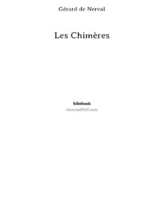 Les Chimeres
