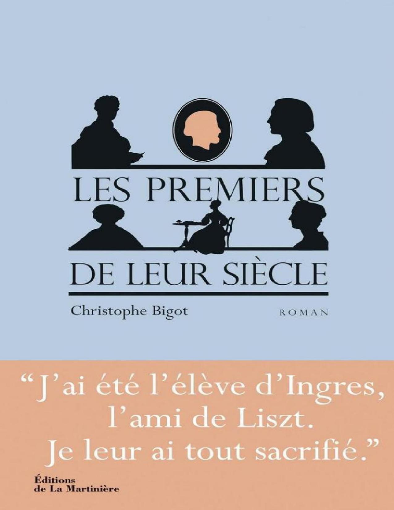 Les Premiers De Leur Siecle
