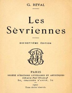 Les Sèvriennes by Gabrielle Réval, book cover