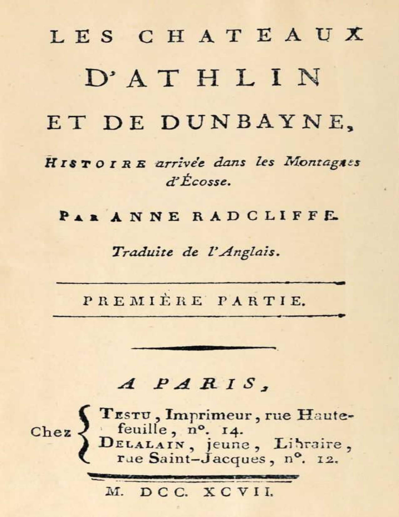Les Chateaux DAthlin Et De Dunbayne 12 Histoire Arrivee