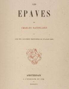 Les Epaves De Charles Baudelaire