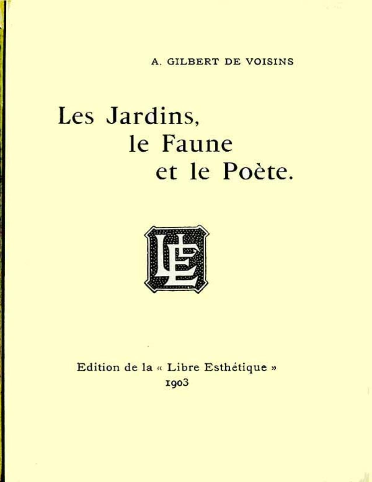 Les Jardins Le Faune Et Le Poete