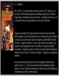 Les Compagnons Deternite French Edition Arnaud Georges Jea