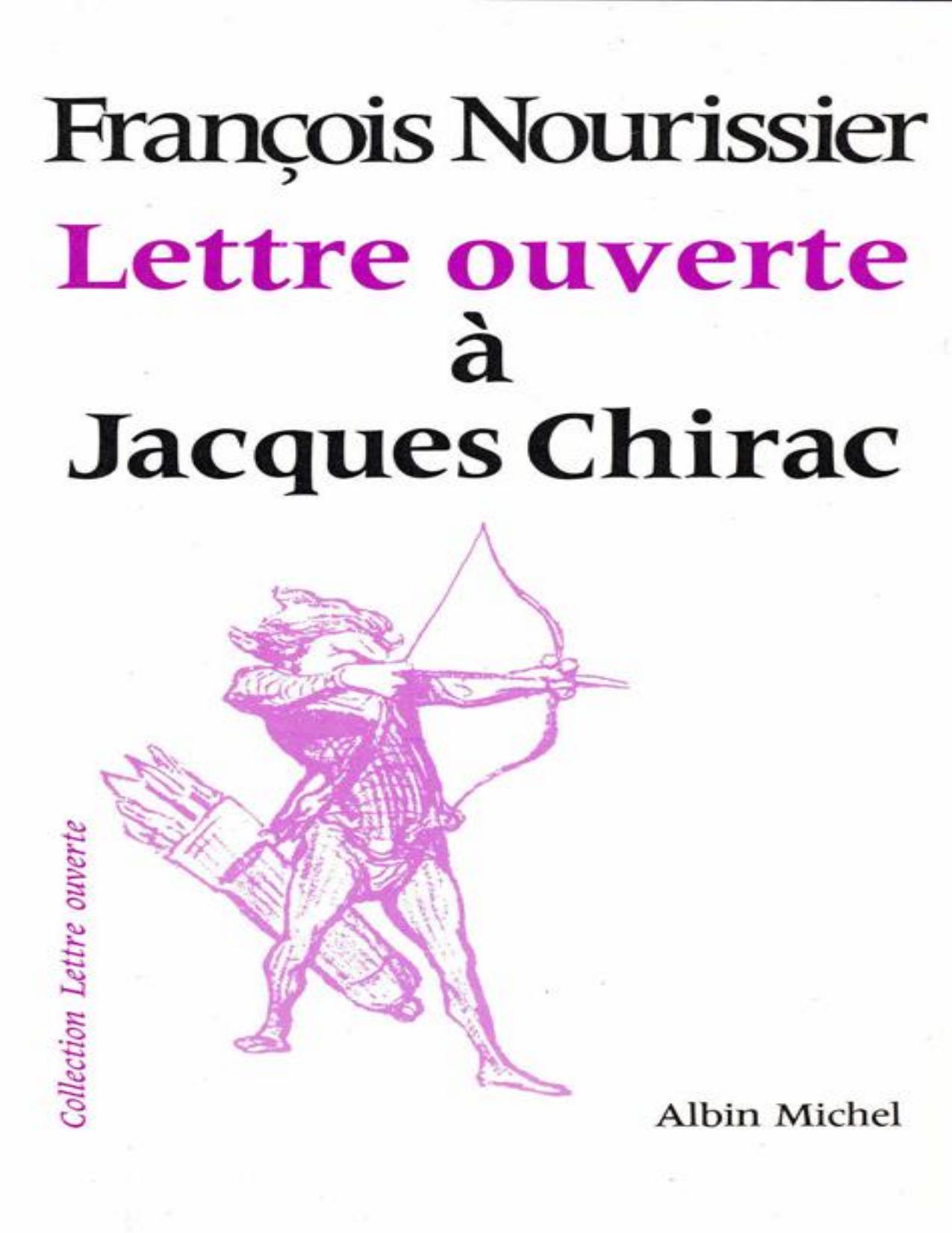 Lettre Ouverte A Jacques Chirac