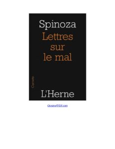 Lettres Sur Le Mal
