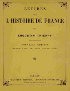 Lettres Sur Lhistoire De France