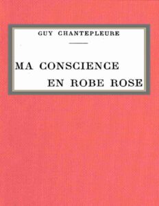 Ma conscience en robe rose by G. Chantepleure, book cover