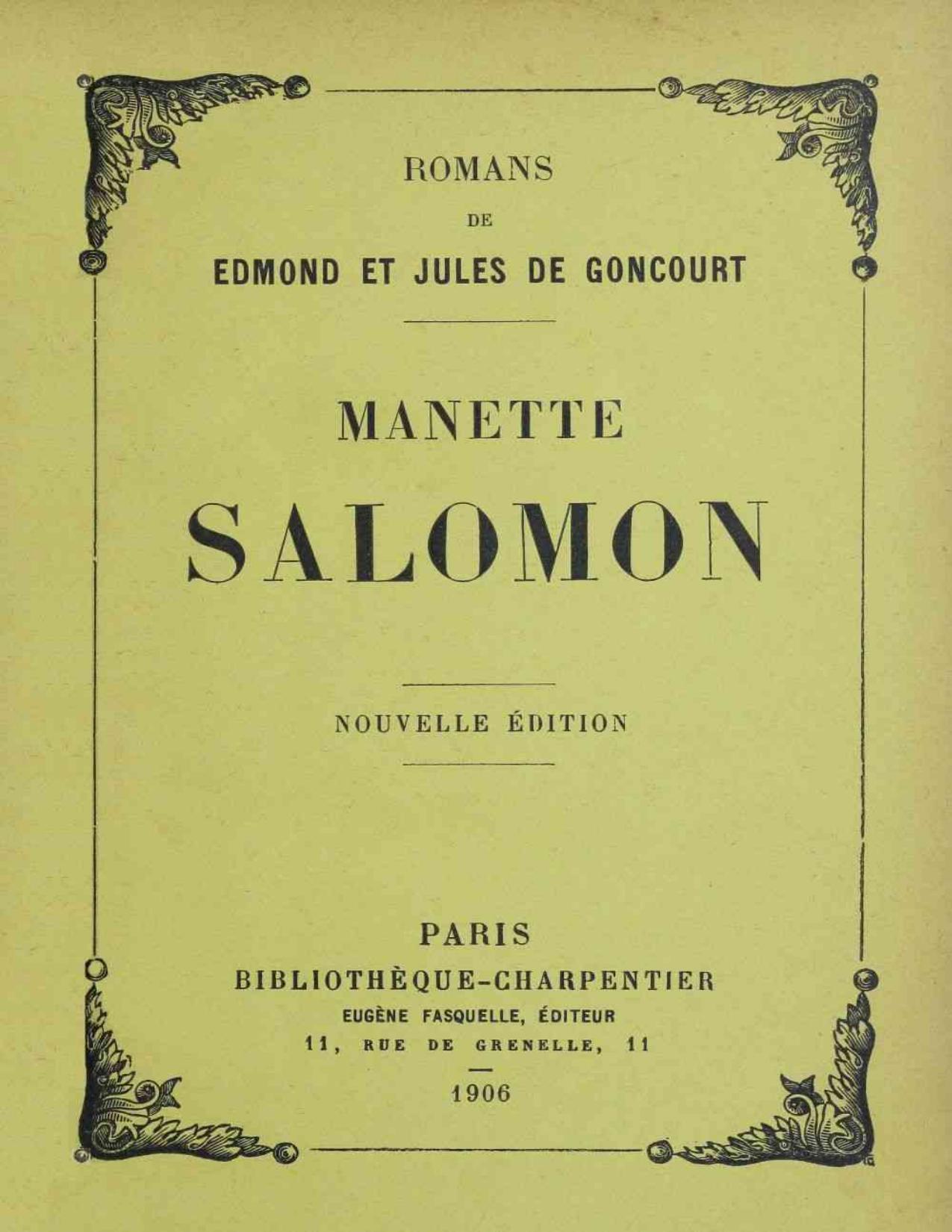 Manette Salomon