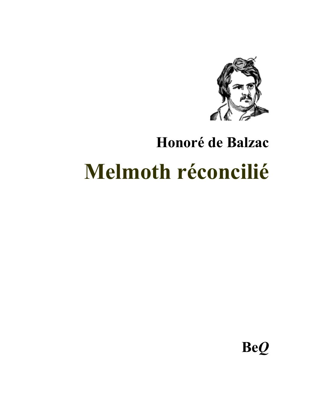 Melmoth Reconcilie