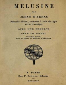 Melusine Nouvelle Edition Conforme A Celle De 1478 Revue