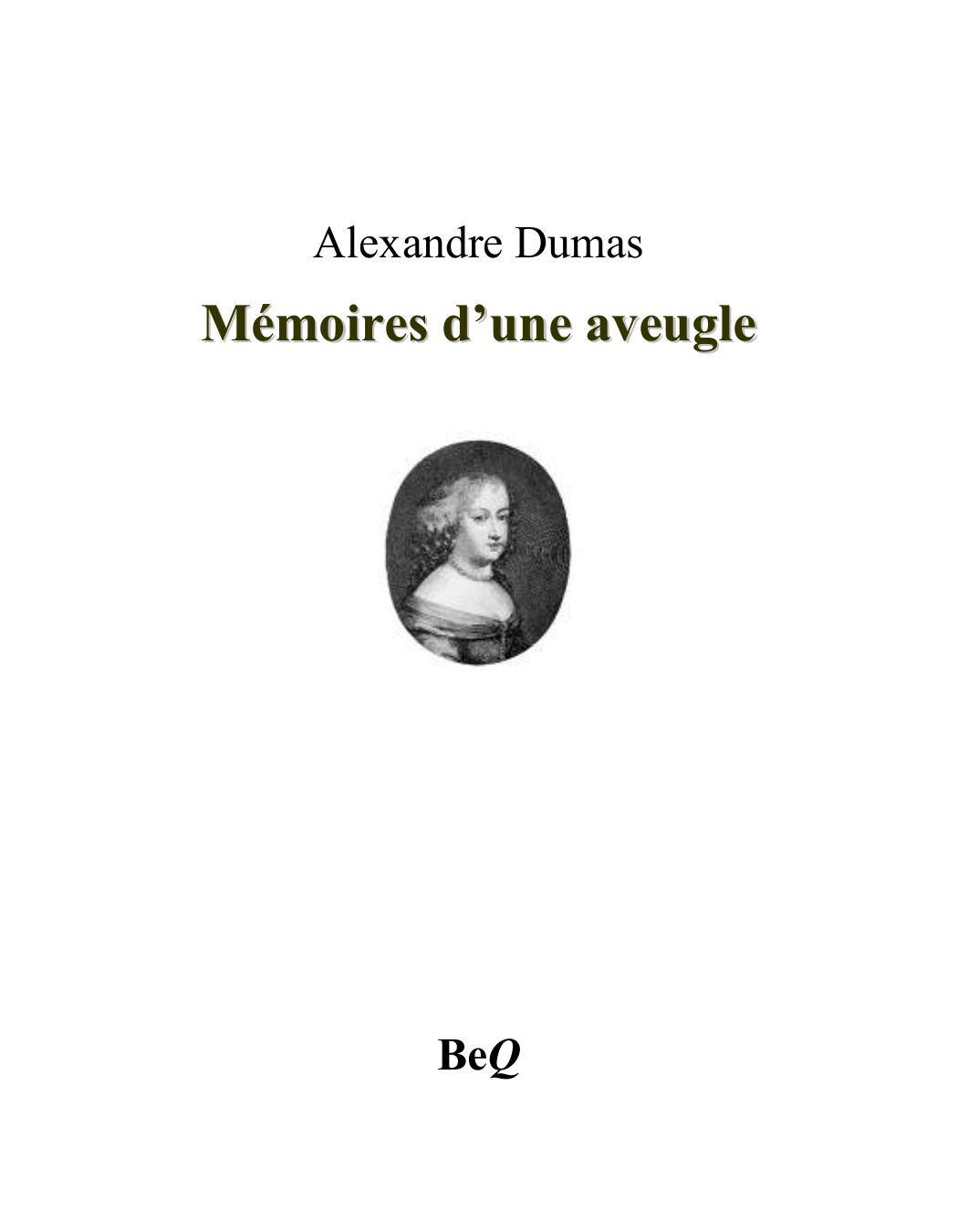 Memoires Dune Aveugle