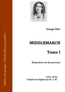 Middlemarch – Tome I by George Eliot, book cover