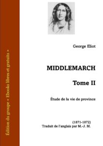 Middlemarch – Tome II by George Eliot, book cover