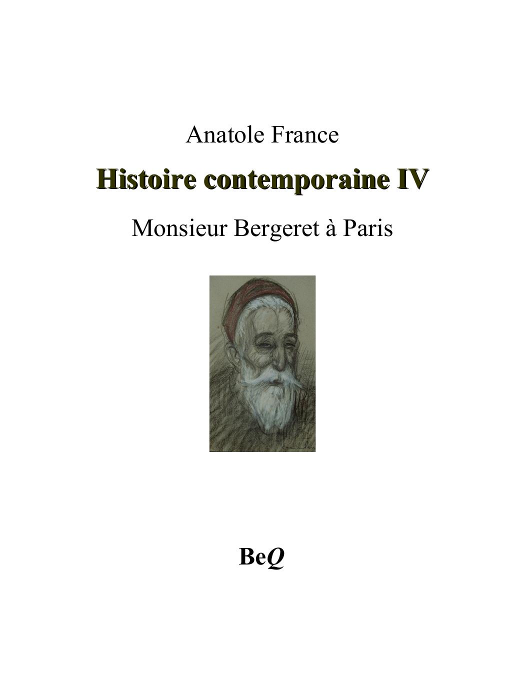 Monsieur Bergeret A Paris