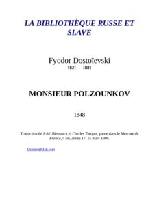 Monsieur Polzounkov