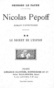 Nicolas Pepoff Tome II Les Secret De Lespion