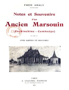 Notes Et Souvenirs Dun Ancien Marsouin Cochinchine Cambo