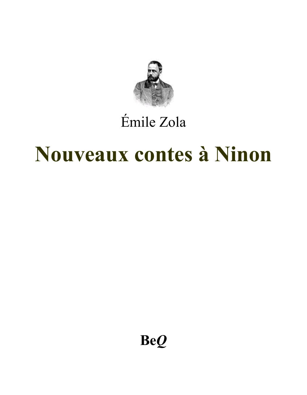 Nouveaux Contes A Ninon