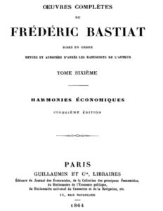 OEuvres Completes De Frederic Bastiat Tome 6 Mises En Ordr