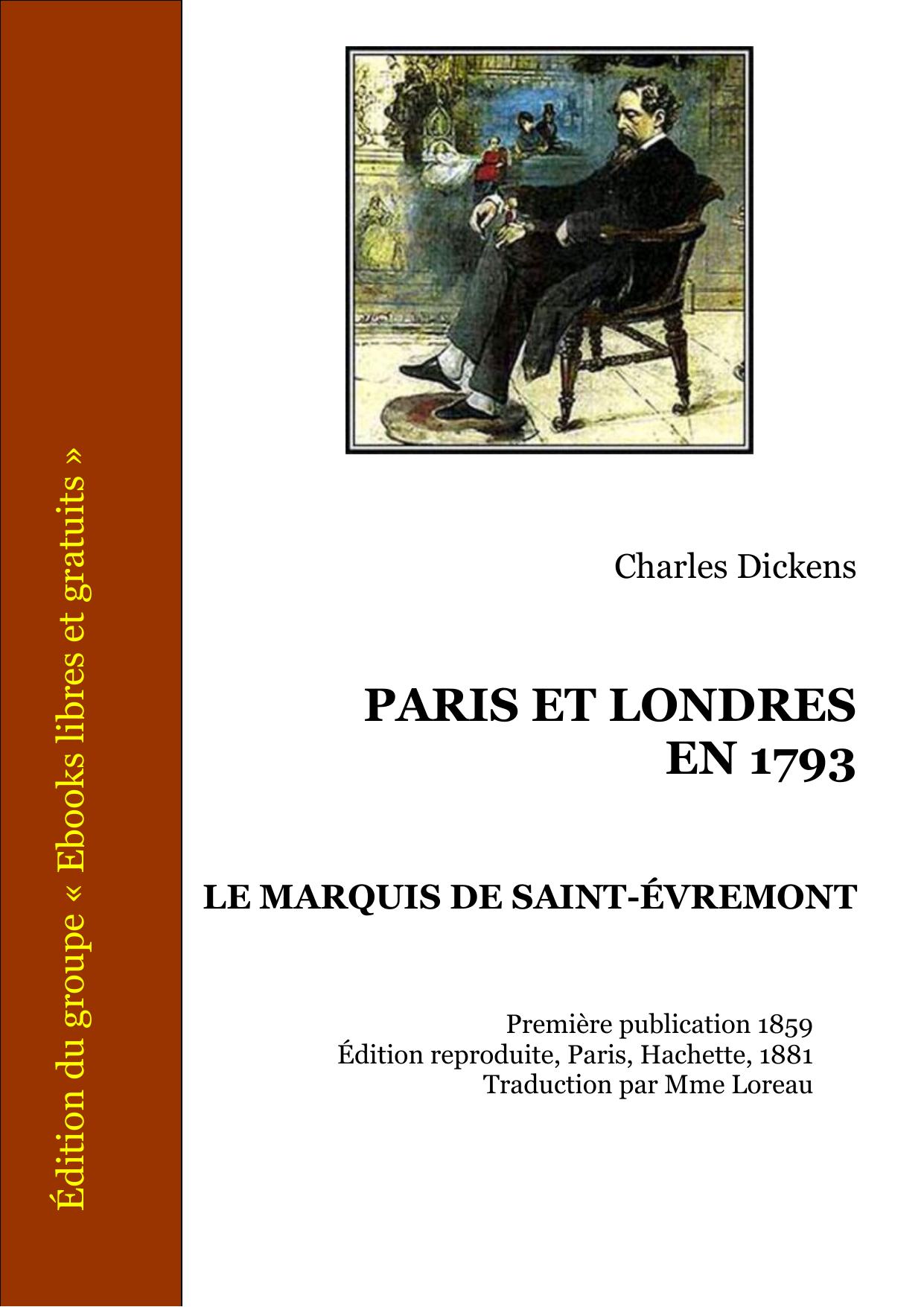 PARIS ET LONDRES EN 1793 LE MARQUIS DE SAINT EVREMONT