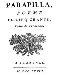 Parapilla Poeme En Cinq Chants