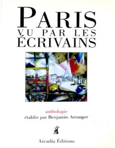 Paris vu par les écrivains by Benjamin Arranger, book cover