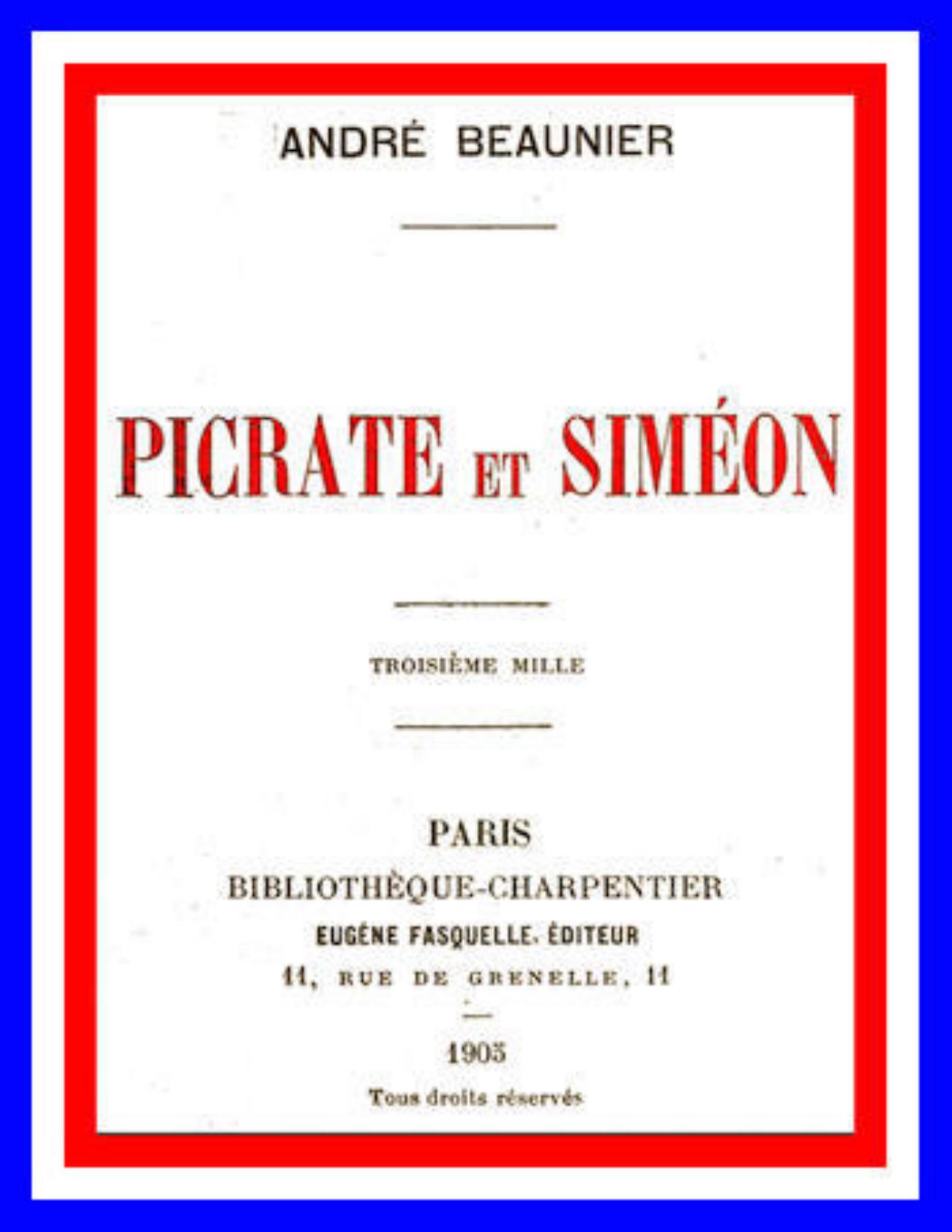 Picrate Et Simeon