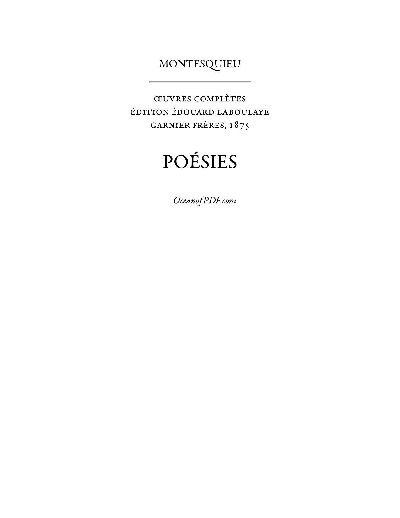 Poesies