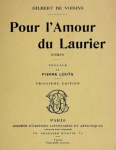 Pour LAmour Du Laurier Roman