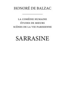 Sarrasine
