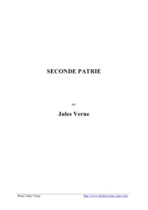 Seconde Patrie