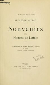 Souvenir Drsquoun Homme De Lettres
