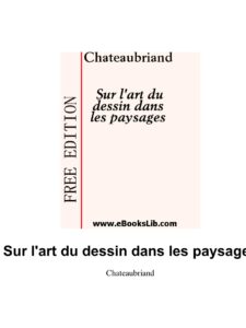 Sur Lart Du Dessin Dans Les Paysages