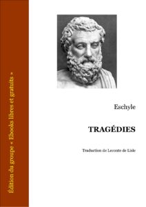 Tragédies by Eschyle, book cover