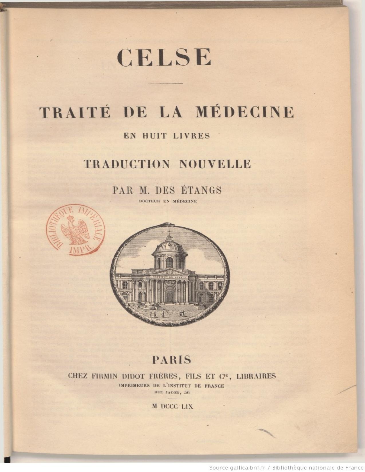 Traite De Medecine