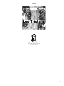 Tristan by Béroul ; Thomas, book cover