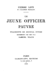 Un Jeune Officier Pauvre Fragments De Journal Intime Rasse