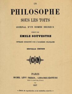 Un Philosophe Sous Les Toits