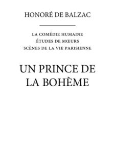 Un Prince De La Boheme